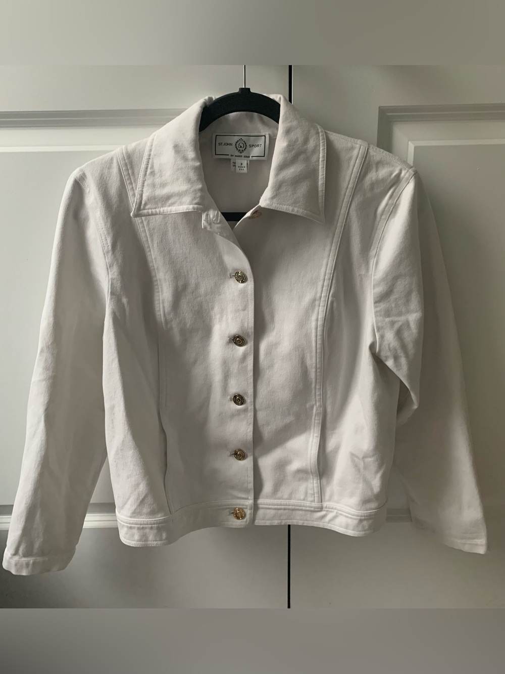 NWOT St. John Sport By Marie Gray Cotton Jean Jacket